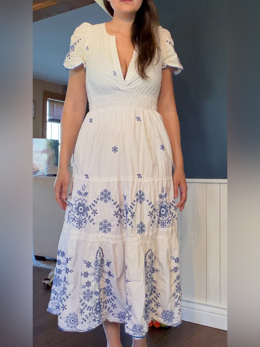 Somerset Maxi Dress Eyelet -S - Picture 12 of 13